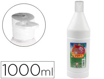 Témpera líquida Jovi escolar 1000ml. blanco